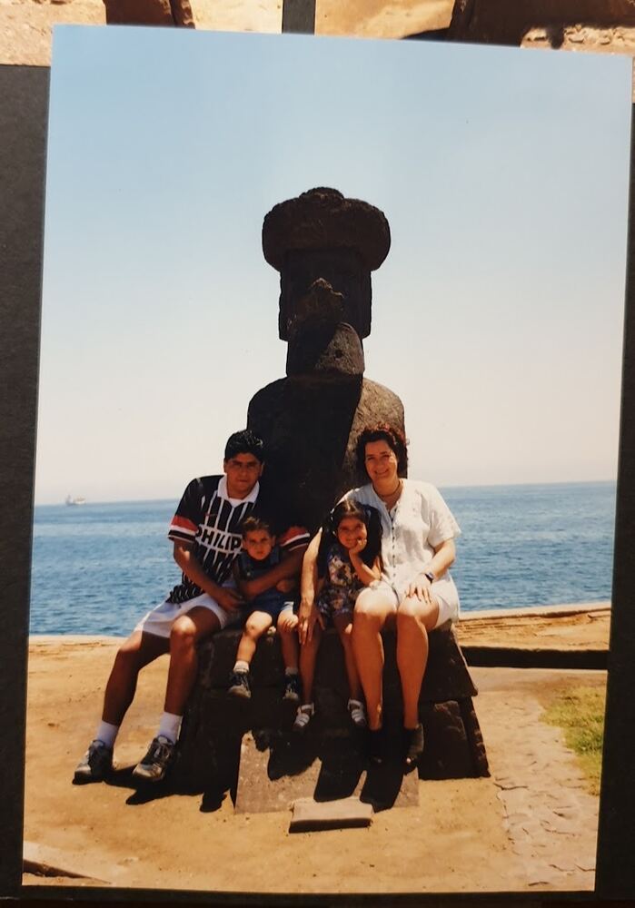 Childhood photograph from Miguel Soto’s family album.