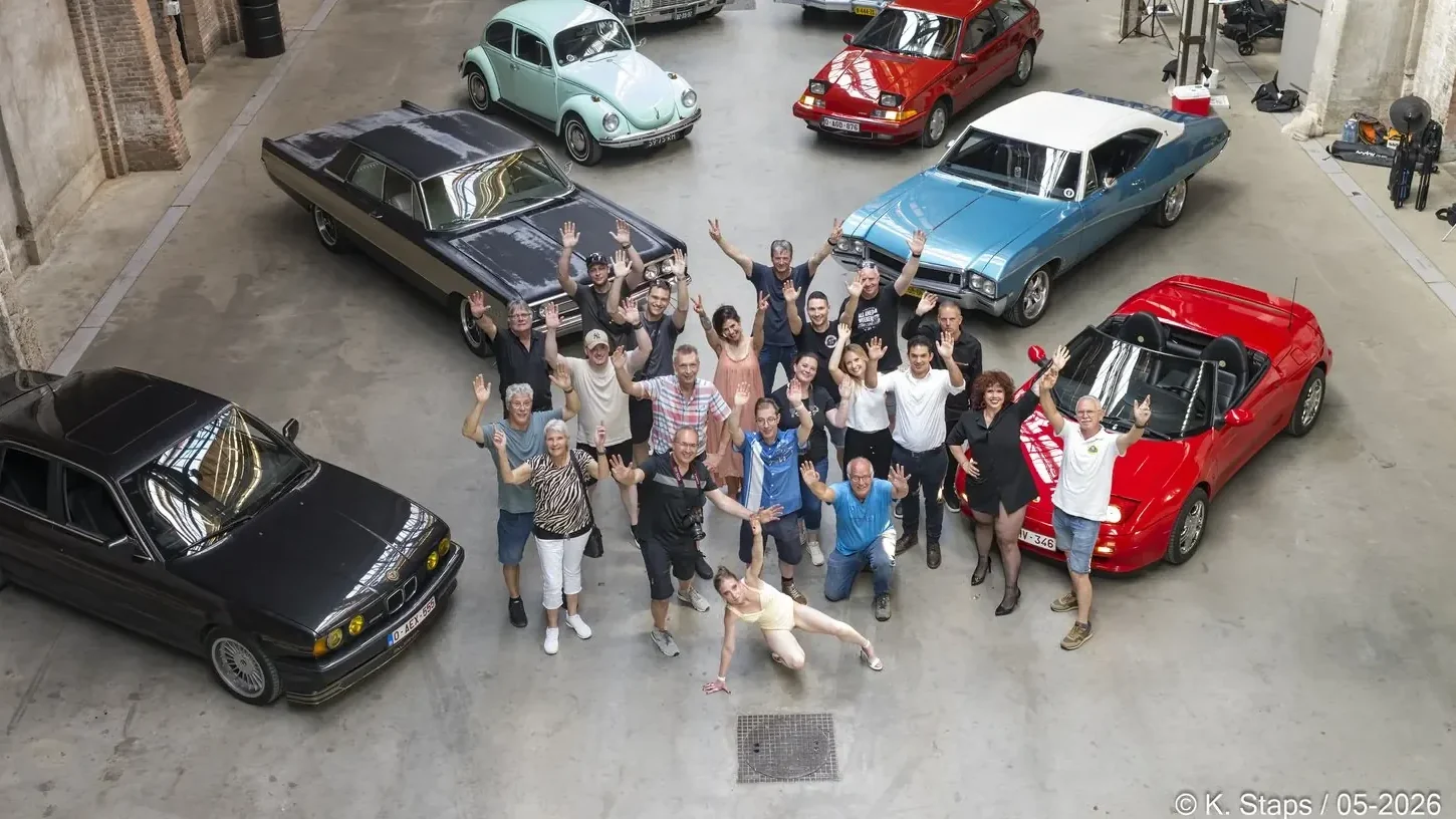 Group of creative makers during a community event at the Koekbouw in Eindhoven