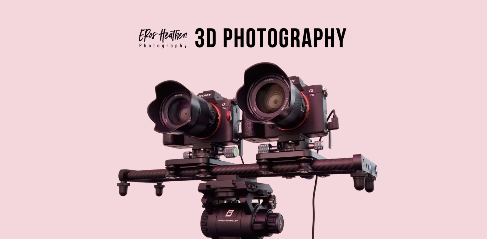 3D photo experiences van ERos Heathen: de stereoscopische camera-opstelling van Elwin Rijken.